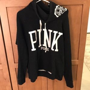Cowl neck PINK sweatshirt